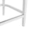 Alaterre Furniture Miranda Swivel Counter Height Bar Stool, White, 2PK ANMR01FDCR2 - alternate 5